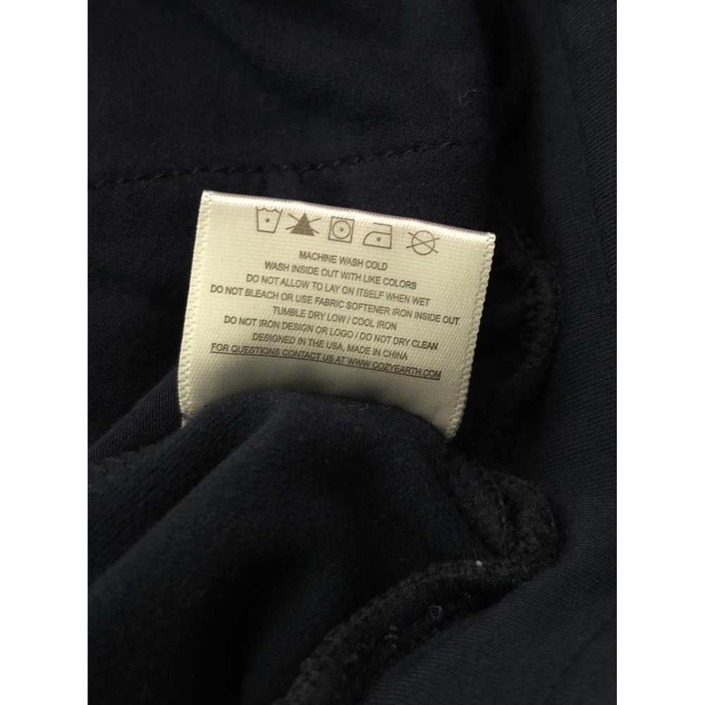 Cozy Earth Bamboo Joggers Women Medium Navy Blue Viscose Blend Lounge Pants Cozy - Picture 5 of 7